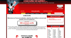 Desktop Screenshot of concoursduquebec.com